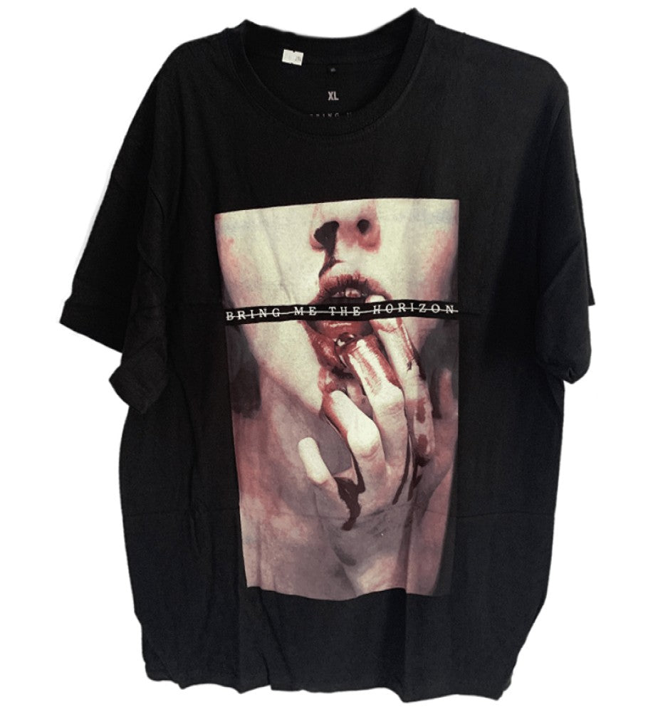 Bring Me The Horizon Blood Lust Front Print T-Shirt Black