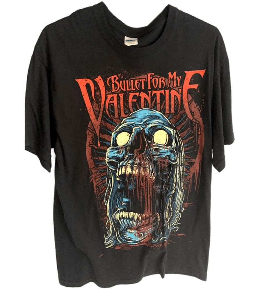 Bullet for My Valentine - Skull Printed T-Shirt