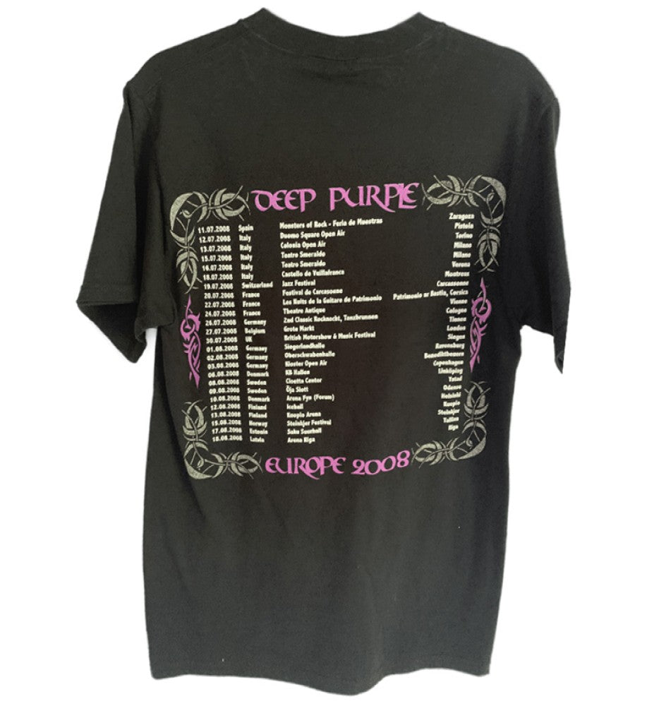 Deep Purple - Europe 2008 Printed T-Shirt