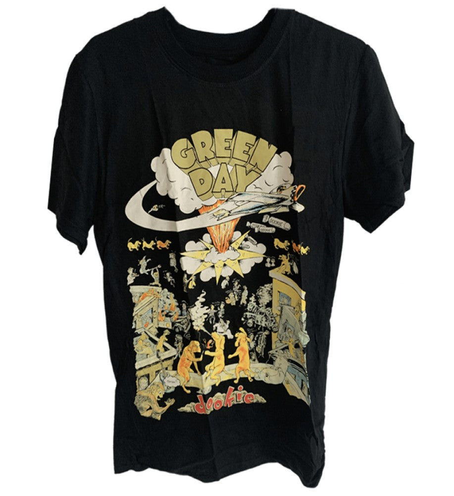 Green Day - Dookie Scene Style T-Shirt - Black