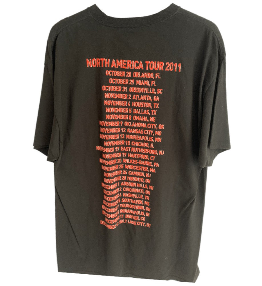 Guns N Roses - North America Tour 2011 Print Men's T-Shirt