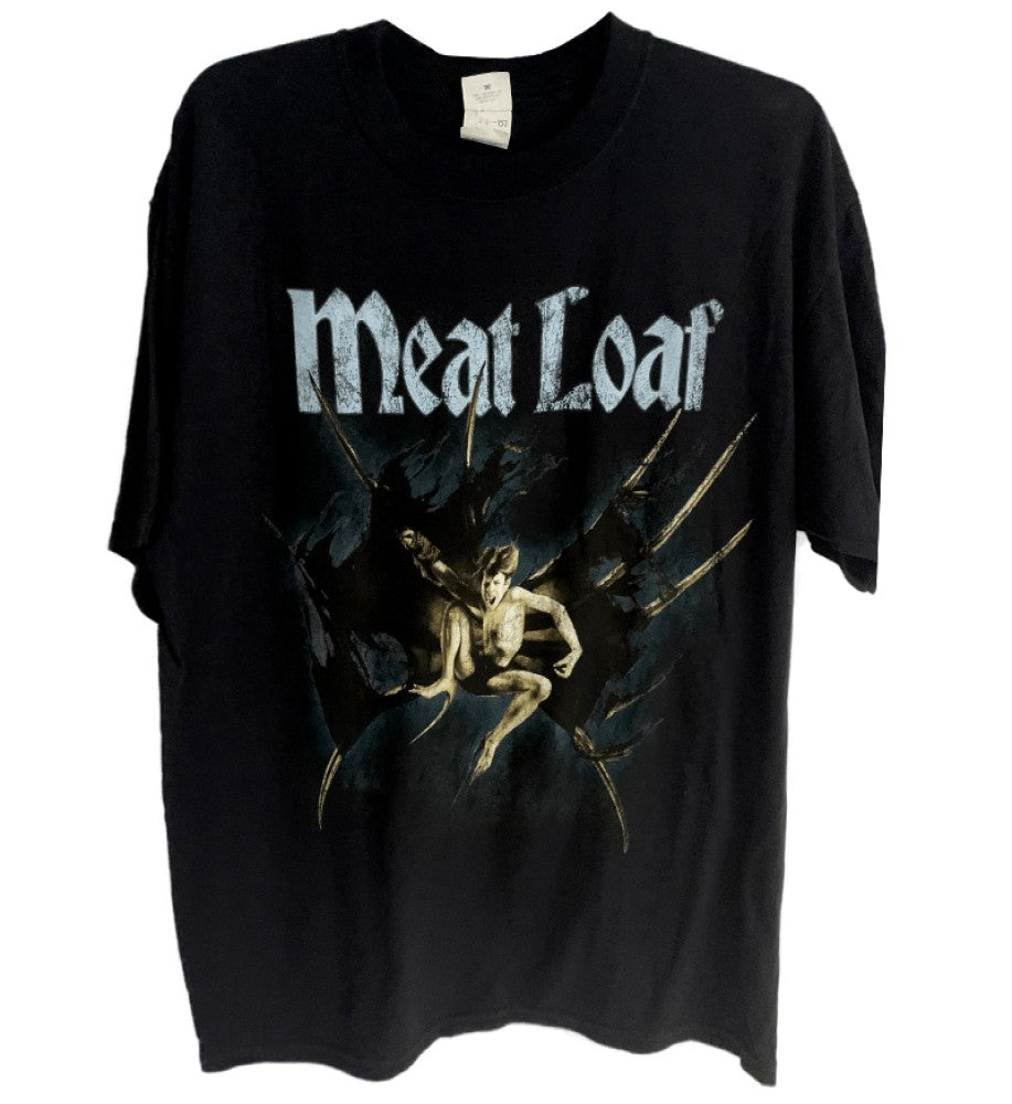 Meat Loaf - T-Shirt Bats Printed Black