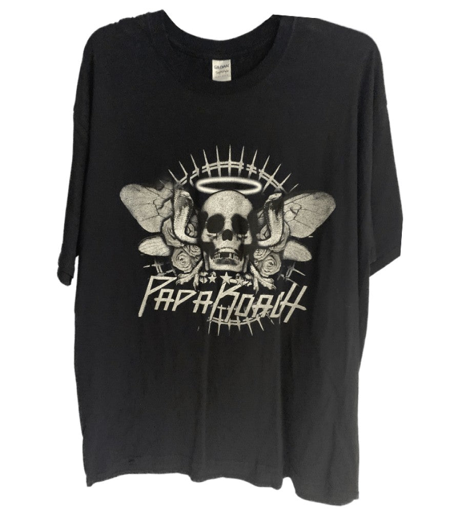 Papa Roach Skull Printed T-Shirt Mens