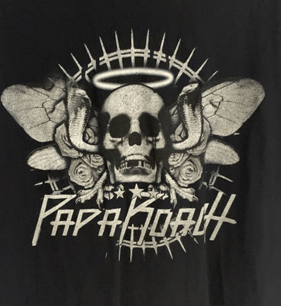 Papa Roach Skull Printed Mens T-Shirt