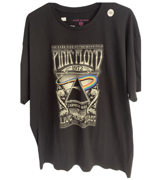 Pink Floyd Carnegie Hall Poster Graphic Print Men's T-Shirt Black