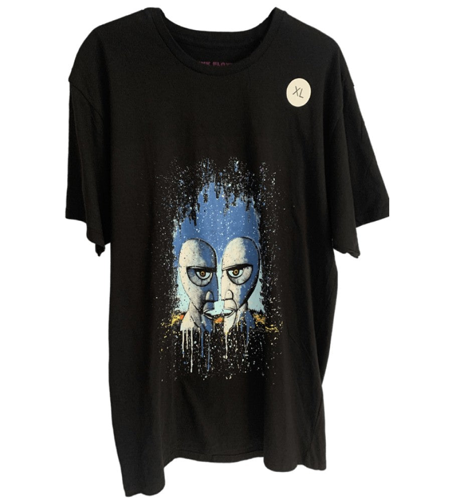 Rock Band Tshirts For Men Official Pink Floyd 'Division Bell' Drip Splatter Logo T-Shirt - Men's Black, Size Large Casual Rock T-shirt Rock Band Tshirts For Men Official Pink Floyd 'Division Bell' Drip Splatter Logo T-Shirt - Men's Black, Size Large Casual Rock T-shirt