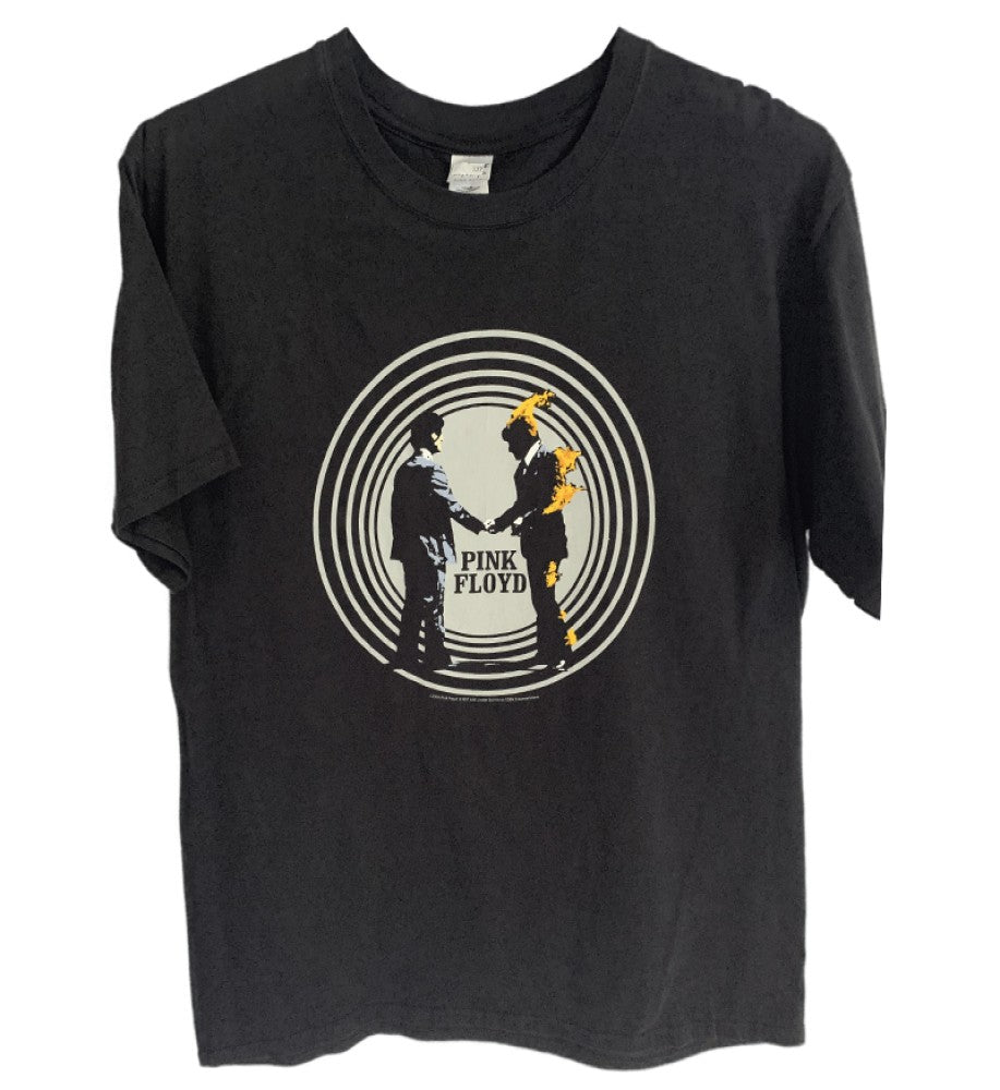 Pink Floyd - Wish You Were Here Graphic Print Men's T-Shirt - Black