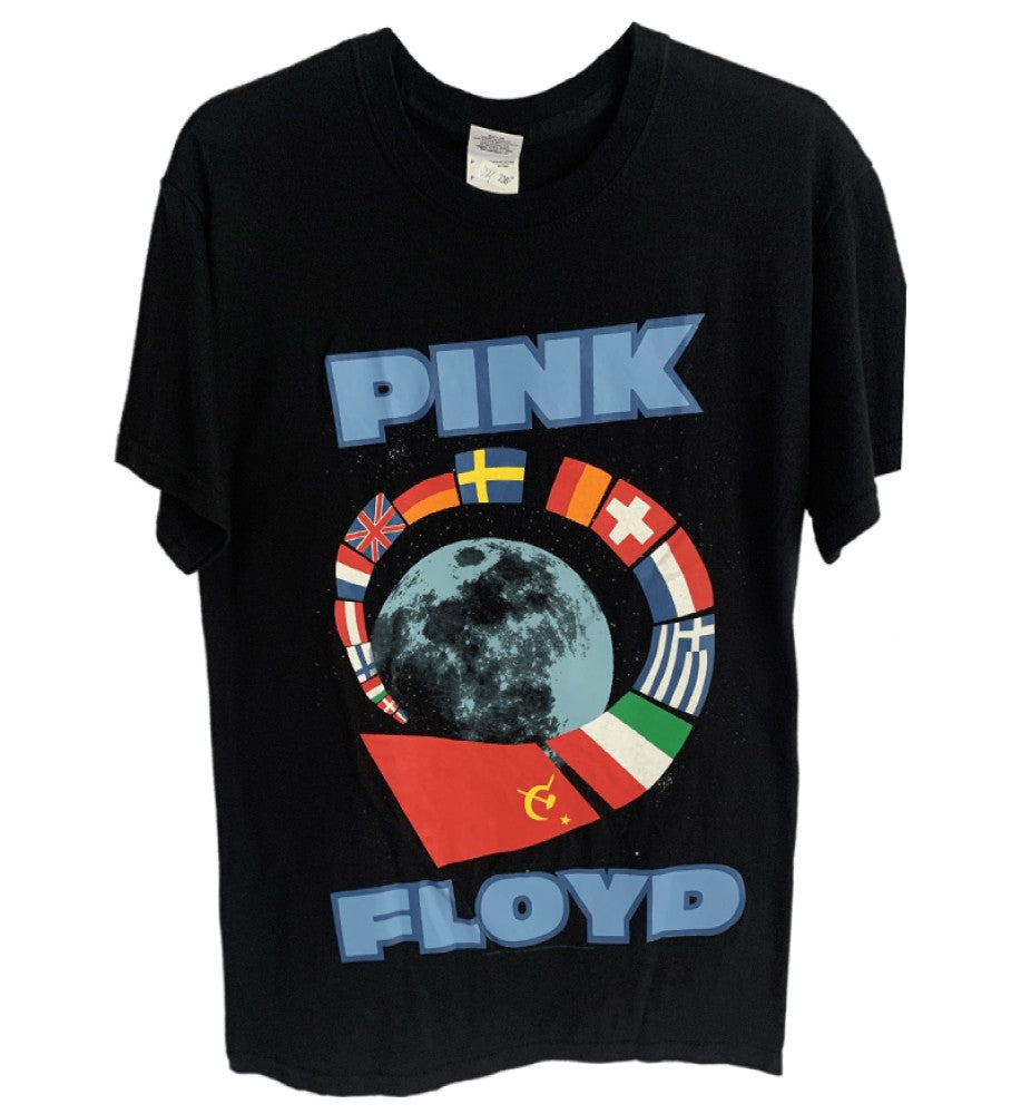 Pink Floyd - Flag Graphic Print Men's T-Shirt - Black
