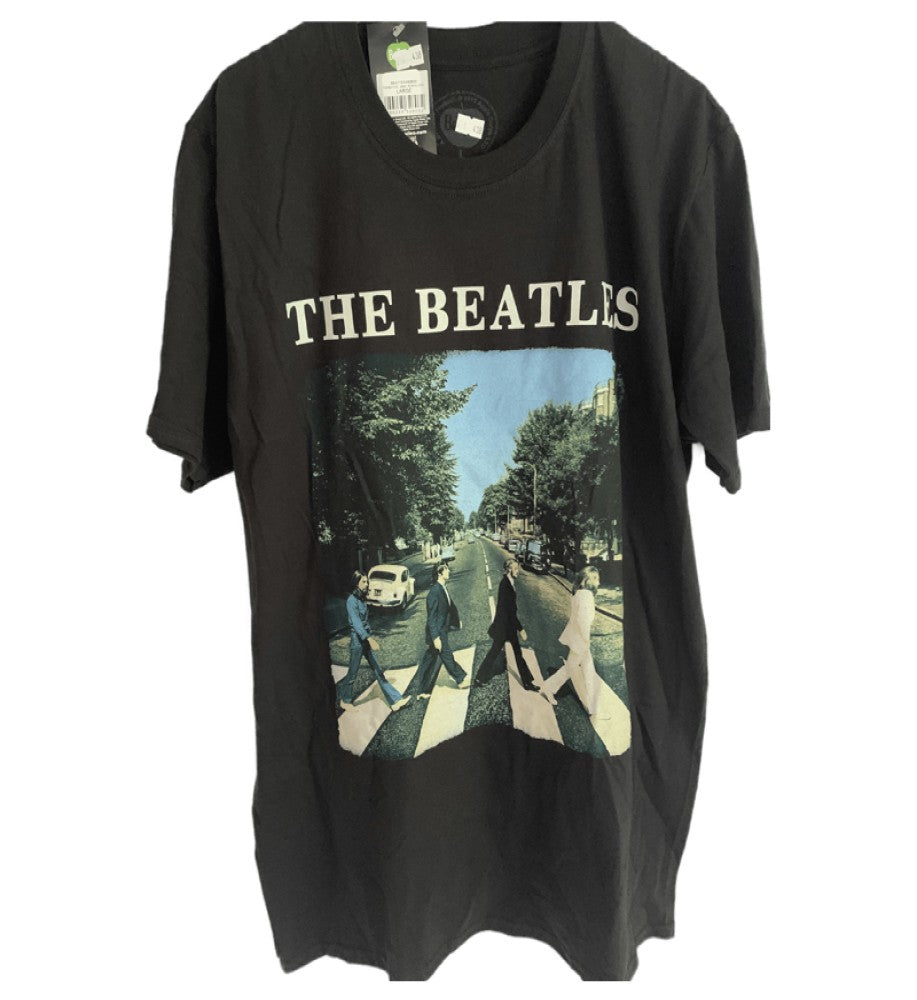 The Beatles - Abbey Road Crossing Band Logo Men's T-Shirt