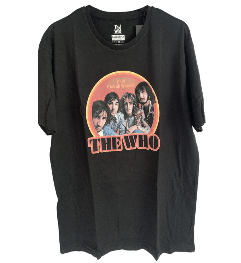 The Who - 1969 Pinball Wizzard Print Men's T-Shirt Black