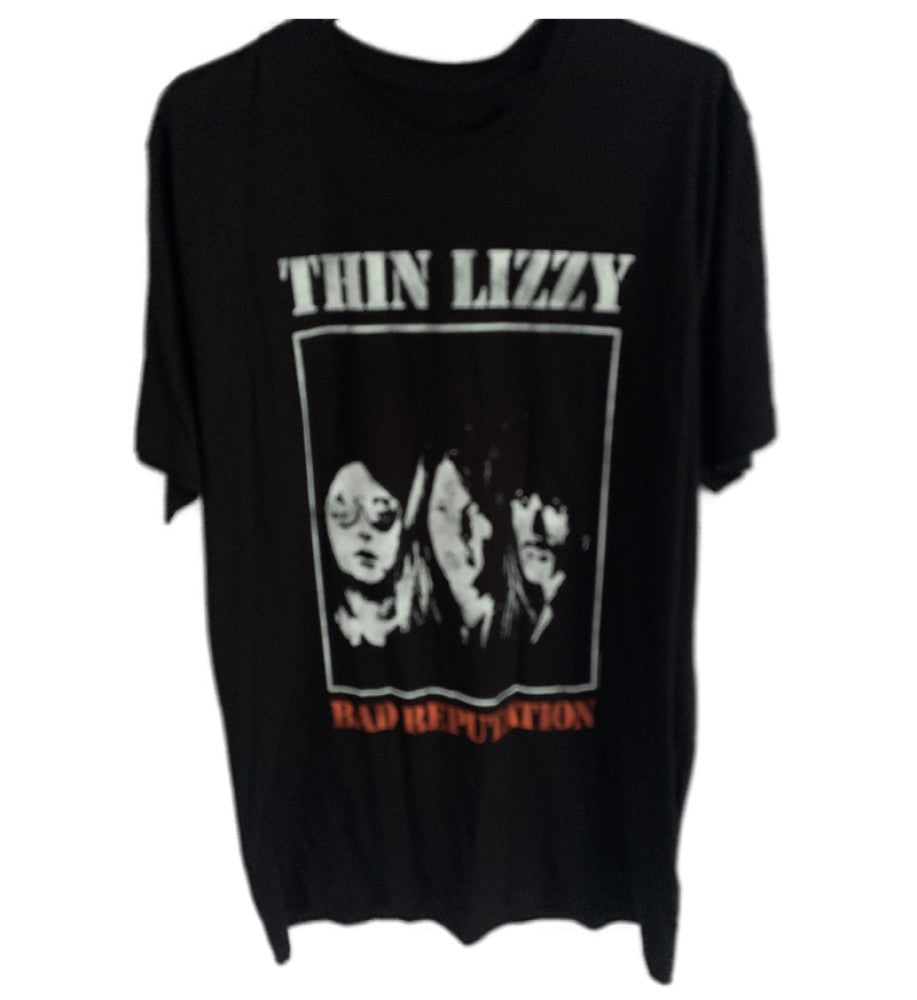 Thin Lizzy - Bad Reputation Printed T-Shirt - Black