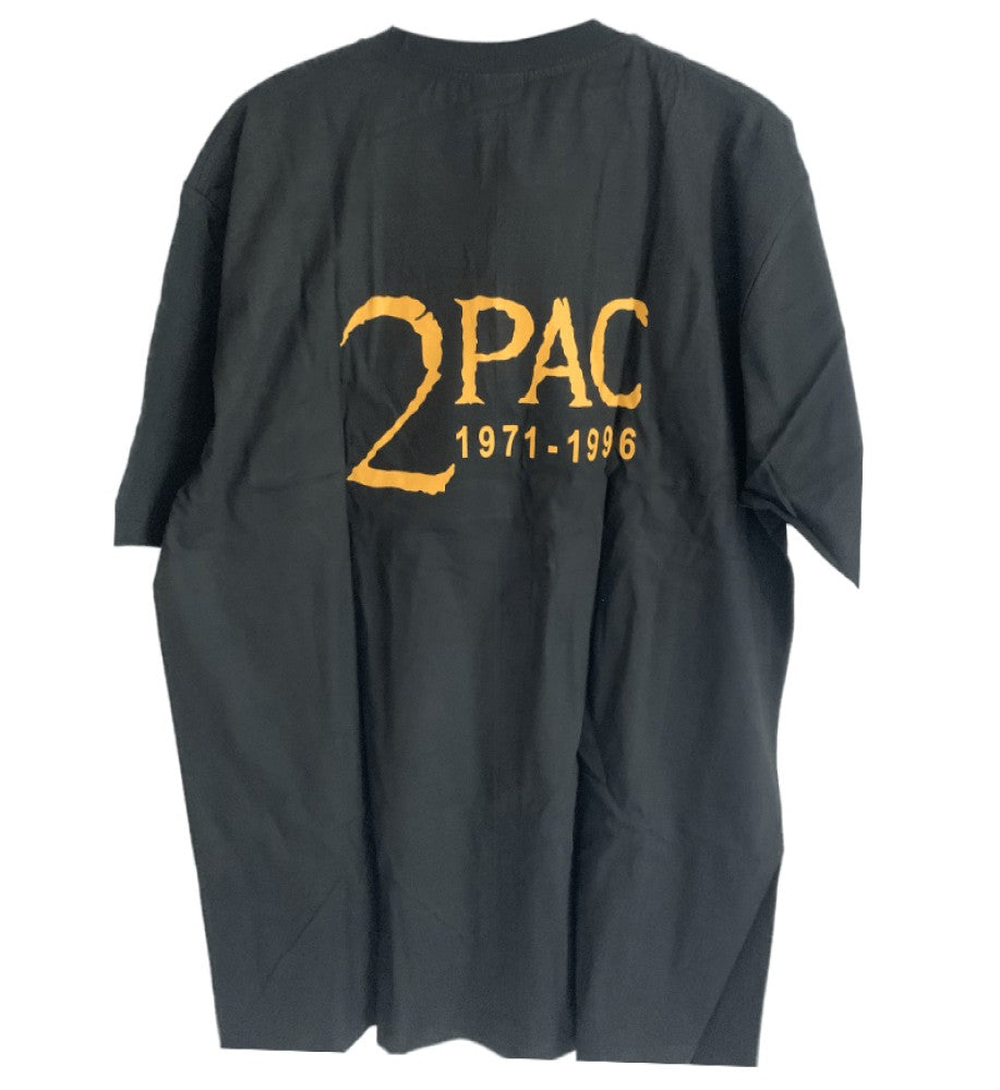 2PAC 1971-1996 Print Men's T-Shirt Black
