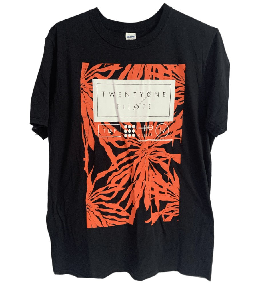 Twenty One Pilots - Top Clique Front Printed T-Shirt - Black