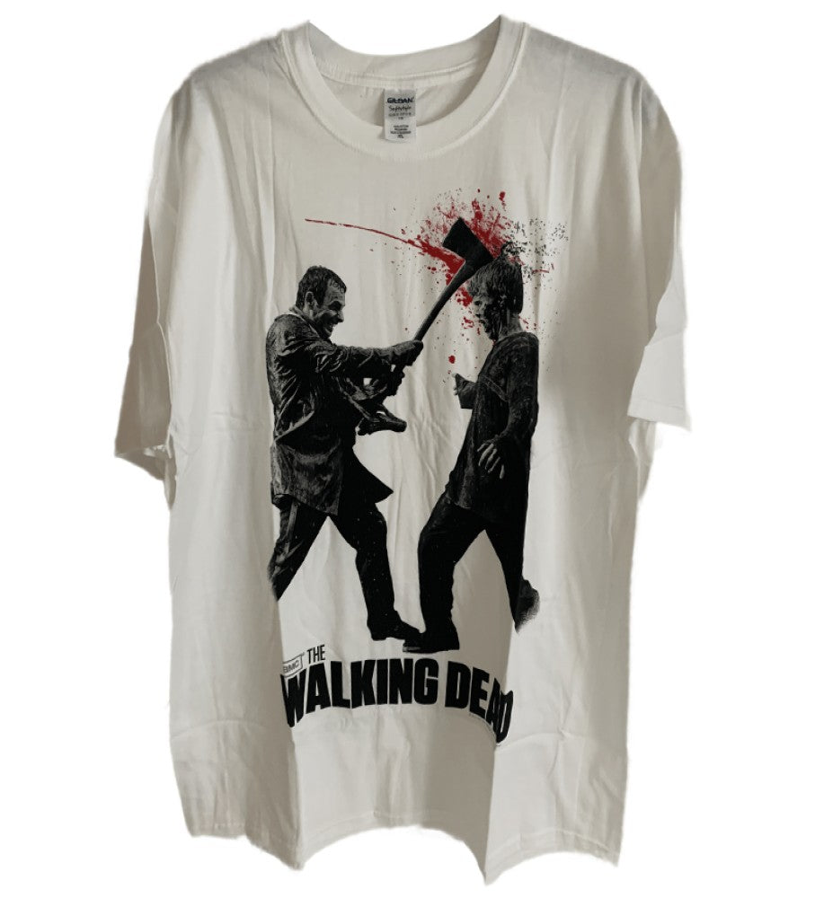 The Walking Dead - Axe Walker Head Printed T Shirt