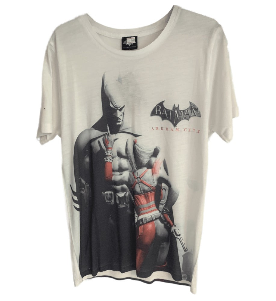 Batman - Arkham City Print Men's T-Shirt - White