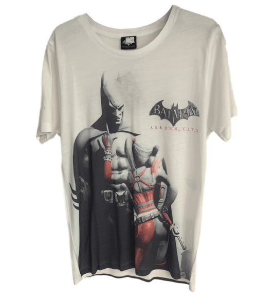 Batman - Arkham City Print Men's T-Shirt - White