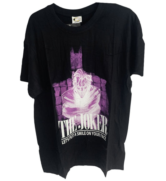 Batman - The Joker Smile On Face Men's T-Shirt - Black