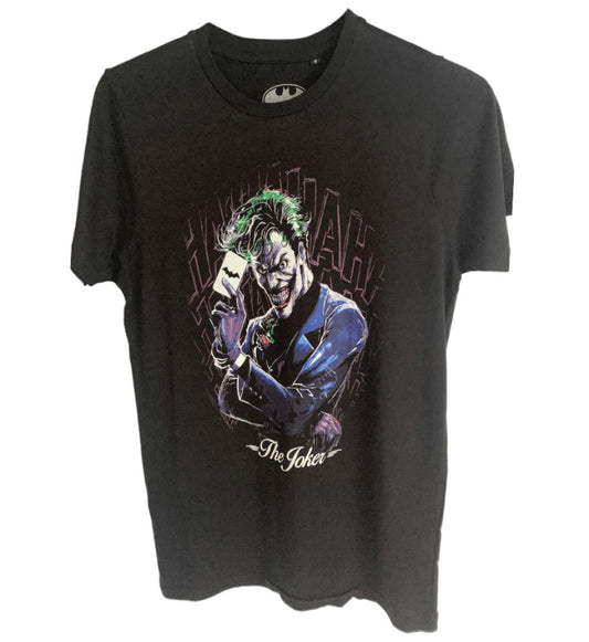 Batman - The Joker Line Art Print Men's T-Shirt - Black