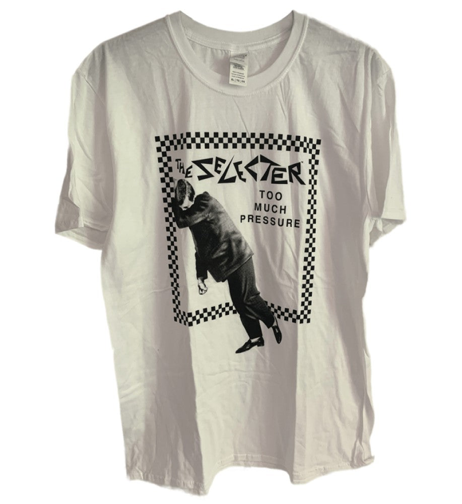 The Selecter - Too Much Pressure Logo Men's T-Shirt - White
