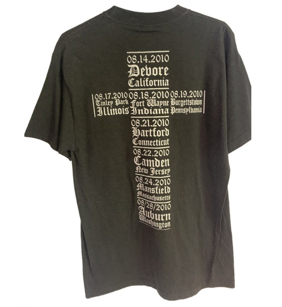 Black Label Society Order Of The Black 2010 Tour Men's T-Shirt
