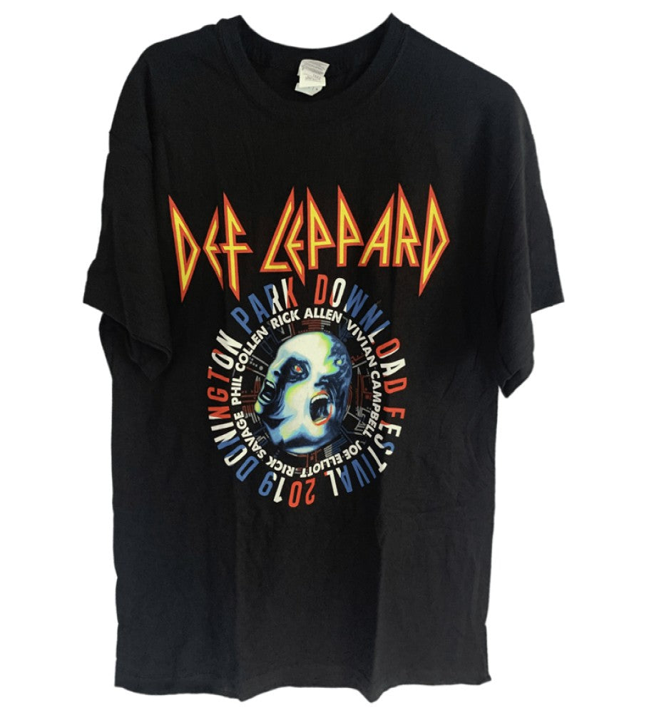 Def Leppard - Download Festival UK 2019 Graphic Men's T-Shirt - Black