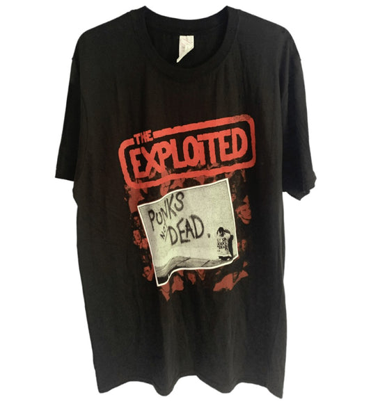 The Exploited - Punks Not Dead Logo Men's T-Shirt - Black