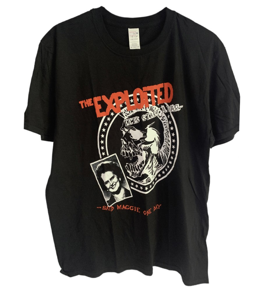 The Exploited - Let's Start A War Men's T-Shirt - Black