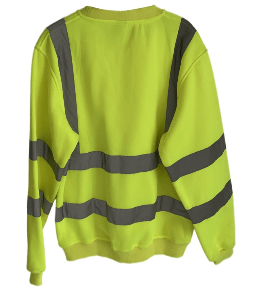 Hi Vis Safety Sweatshirt Yellow