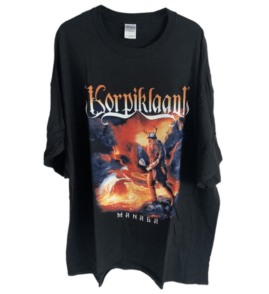 Korpiklaani Both Side Print-Tour 2013 Men's Black Colour T-Shirt