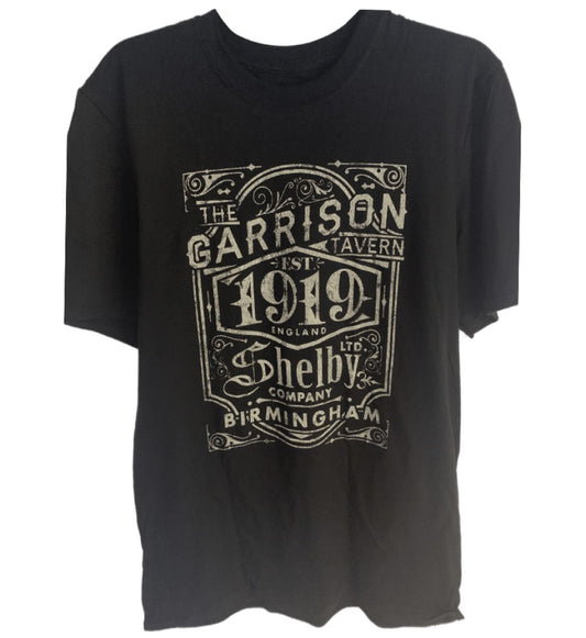 Peaky Blinders - Garrison Pub Logo Men's T-Shirt - Black