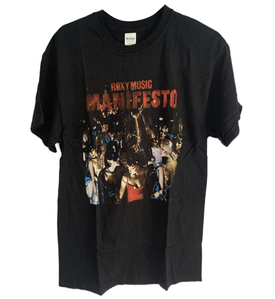Roxy Music Manifesto Men's T-Shirt - Black