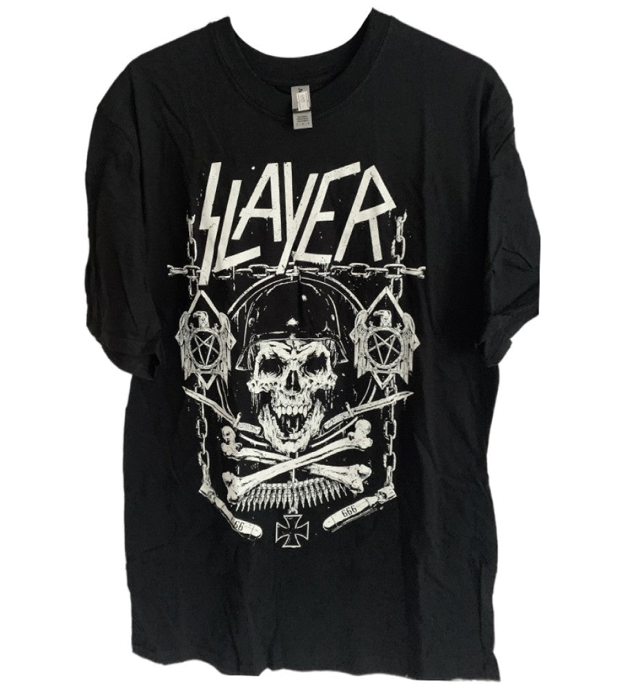 Slayer - Skull And Bones Revised Men's T-Shirt - Black