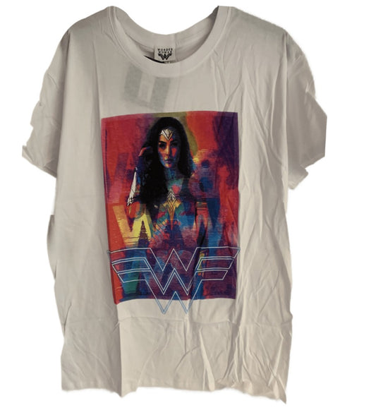 Wonder Woman - 1984 Neon Print T-Shirt - White