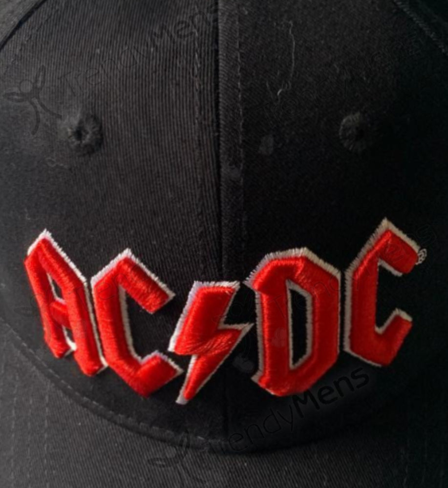 Buy AC/DC Red Logo Baseball Cap Online