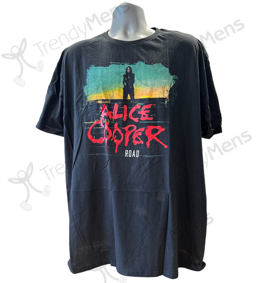 Alice Cooper - Back Road Graphic Print Men's T-Shirt - Black