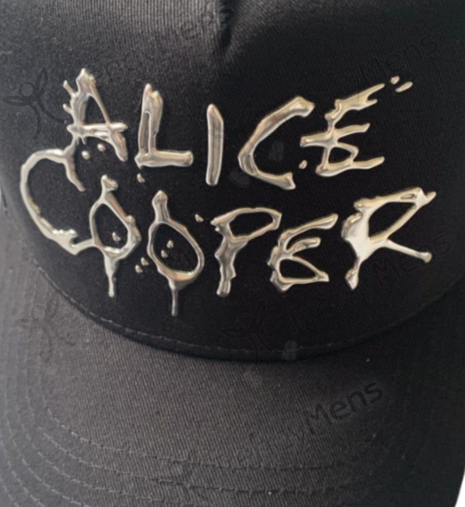 Buy Alice Cooper Black Dripping Logo Baseball Cap Online