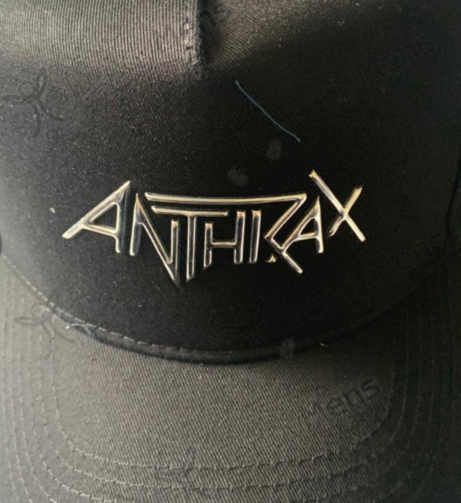 Buy Anthrax Logo Sonic Silver Baseball Cap Online