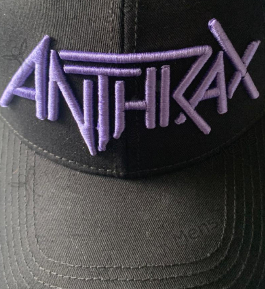 Buy Anthrax Purple Logo Baseball Cap Online