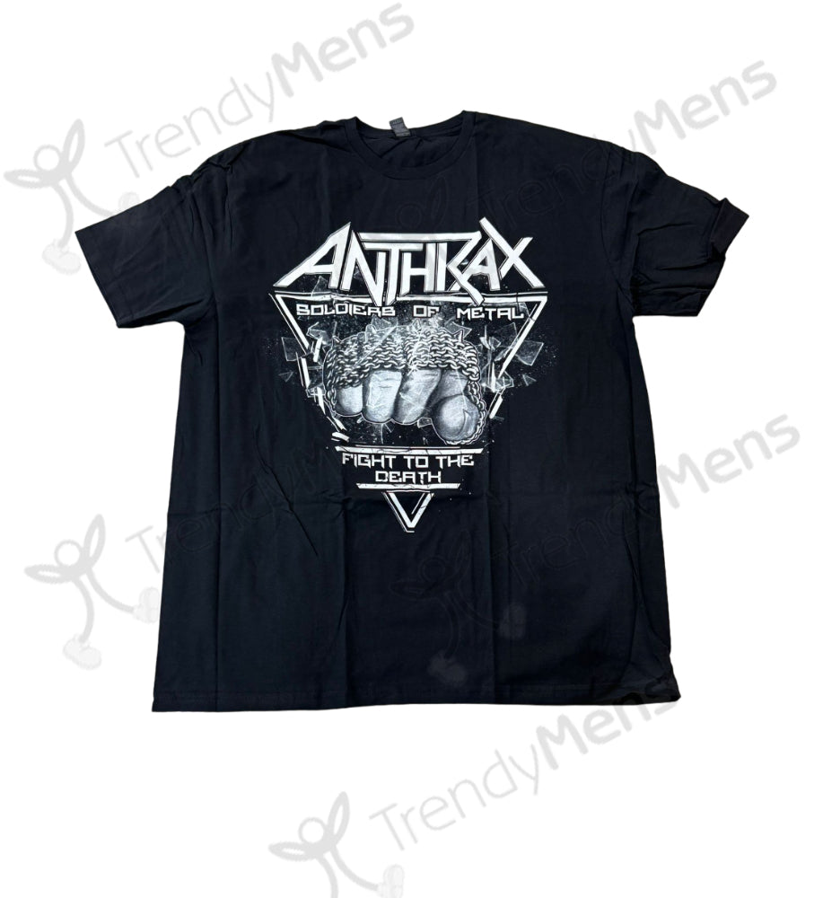 Anthrax Soldier of Metal FTD Print T-Shirt - Black