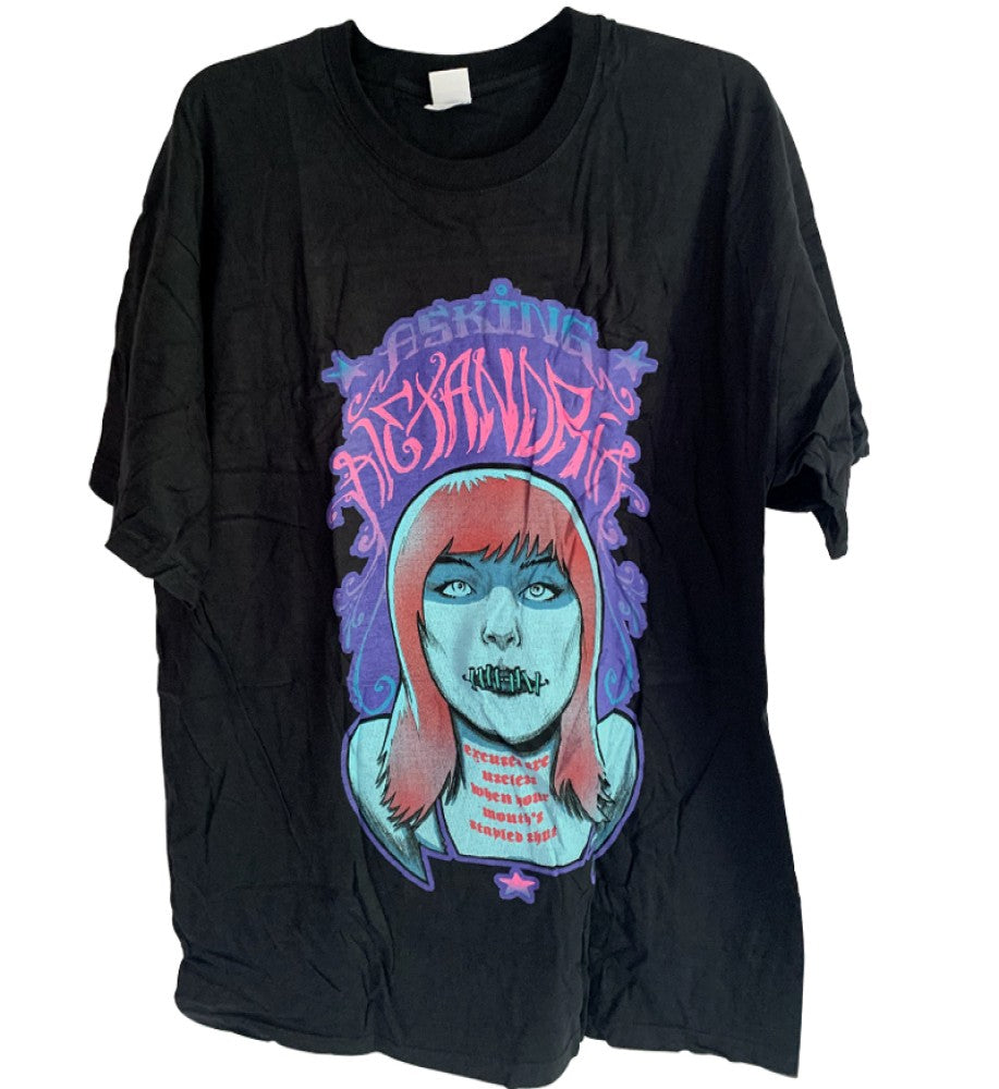 Asking Alexandria - Stapled Mouth Printed Men's T-Shirt