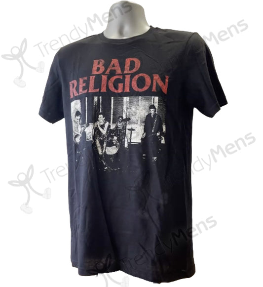 Bad Religion - Live 1980 Graphic Print T-Shirt - Black