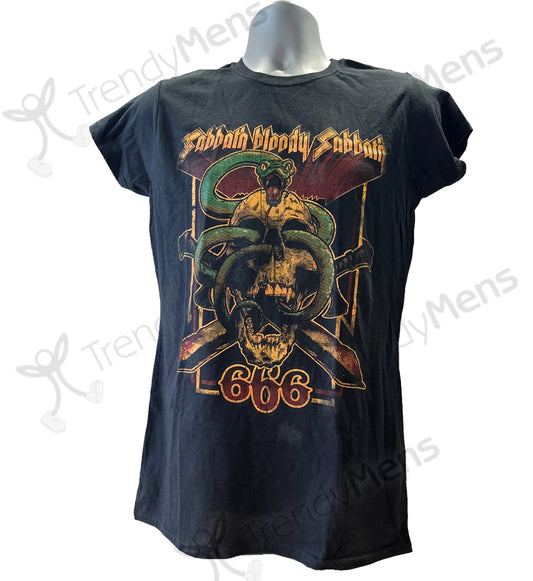 Black Sabbath - Bloody Sabbath 666 Print T-Shirt