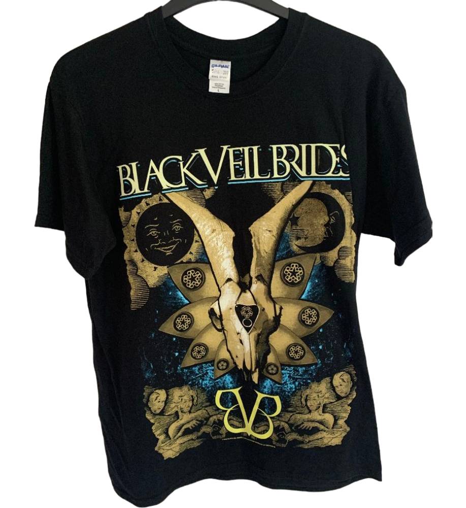 Black Veil Brides - Graphic Skull Printed Men's T-Shirt