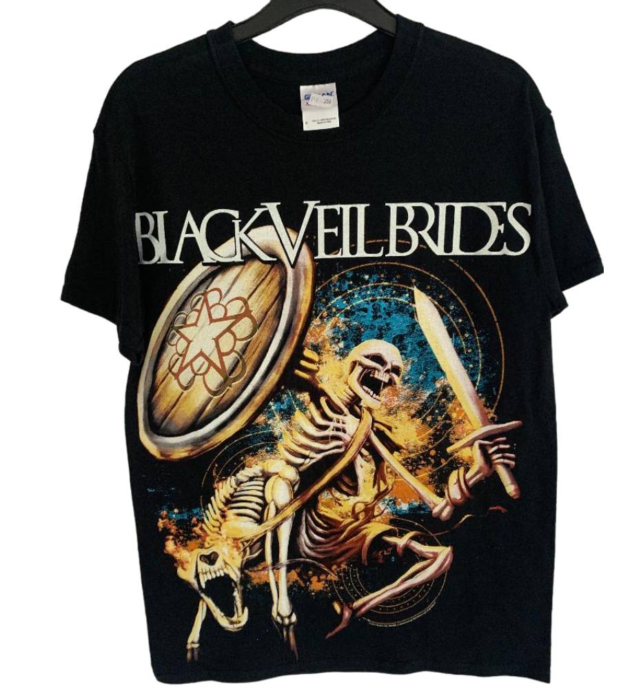Black Veil Brides - Skelewarrior Printed Men's T-Shirt
