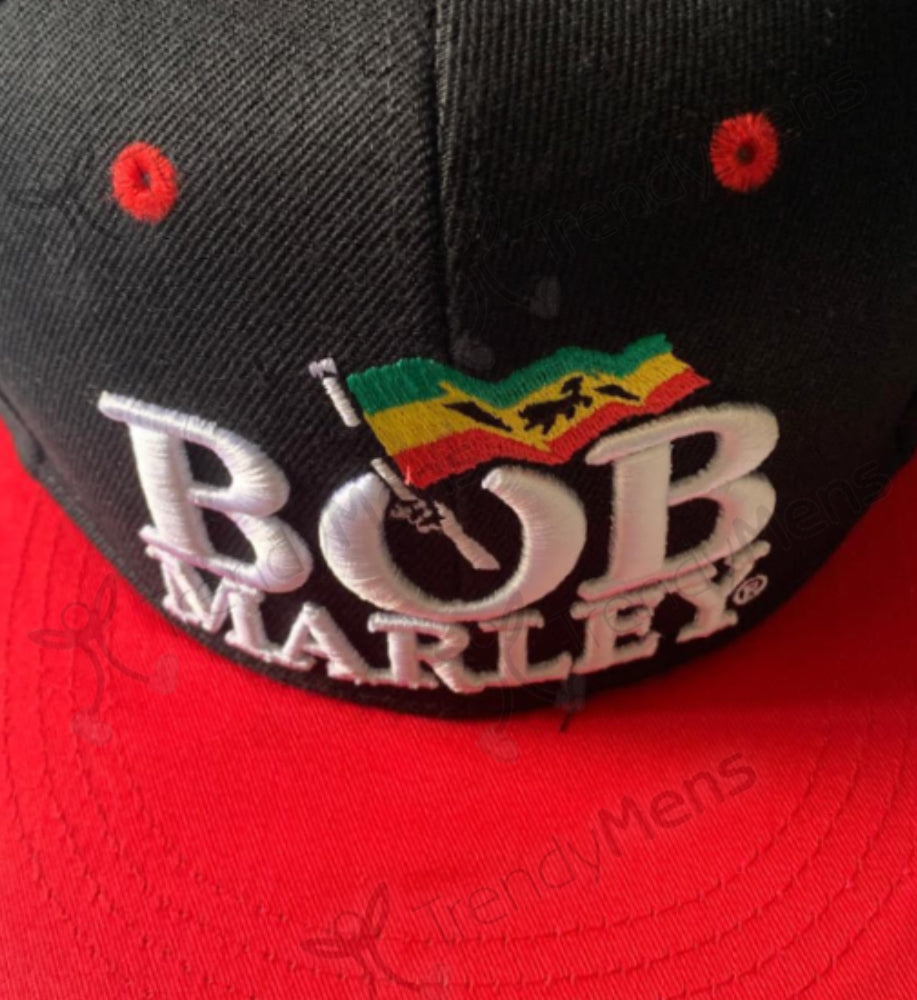 Buy Bob Marley Logo Cap in Black Online