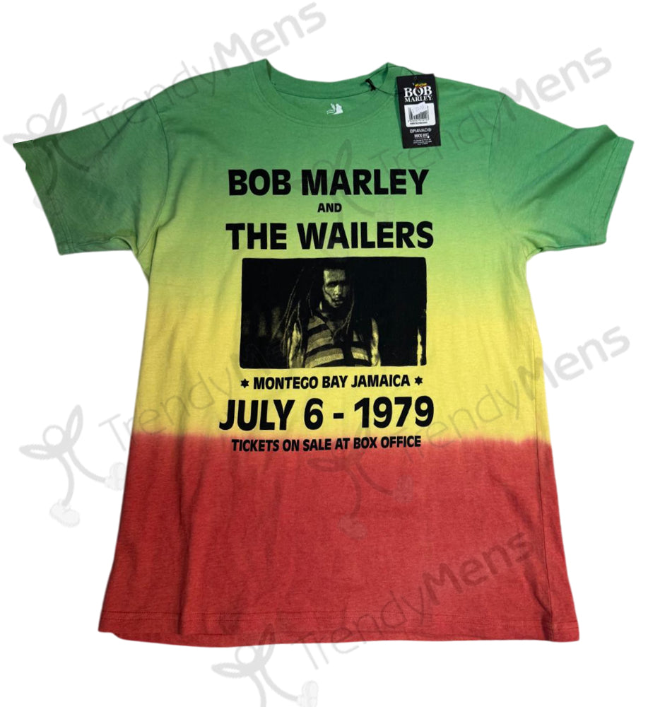 Bob Marley - Montego Bay Wash Collection T-Shirt - Green