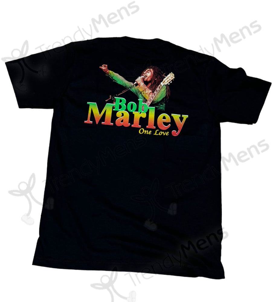 Bob Marley - One Love Songs of Freedom Both Side Print Tee
