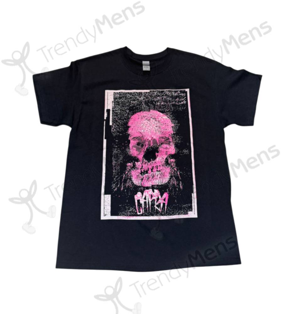 Capra Skelepink T-Shirt in Black