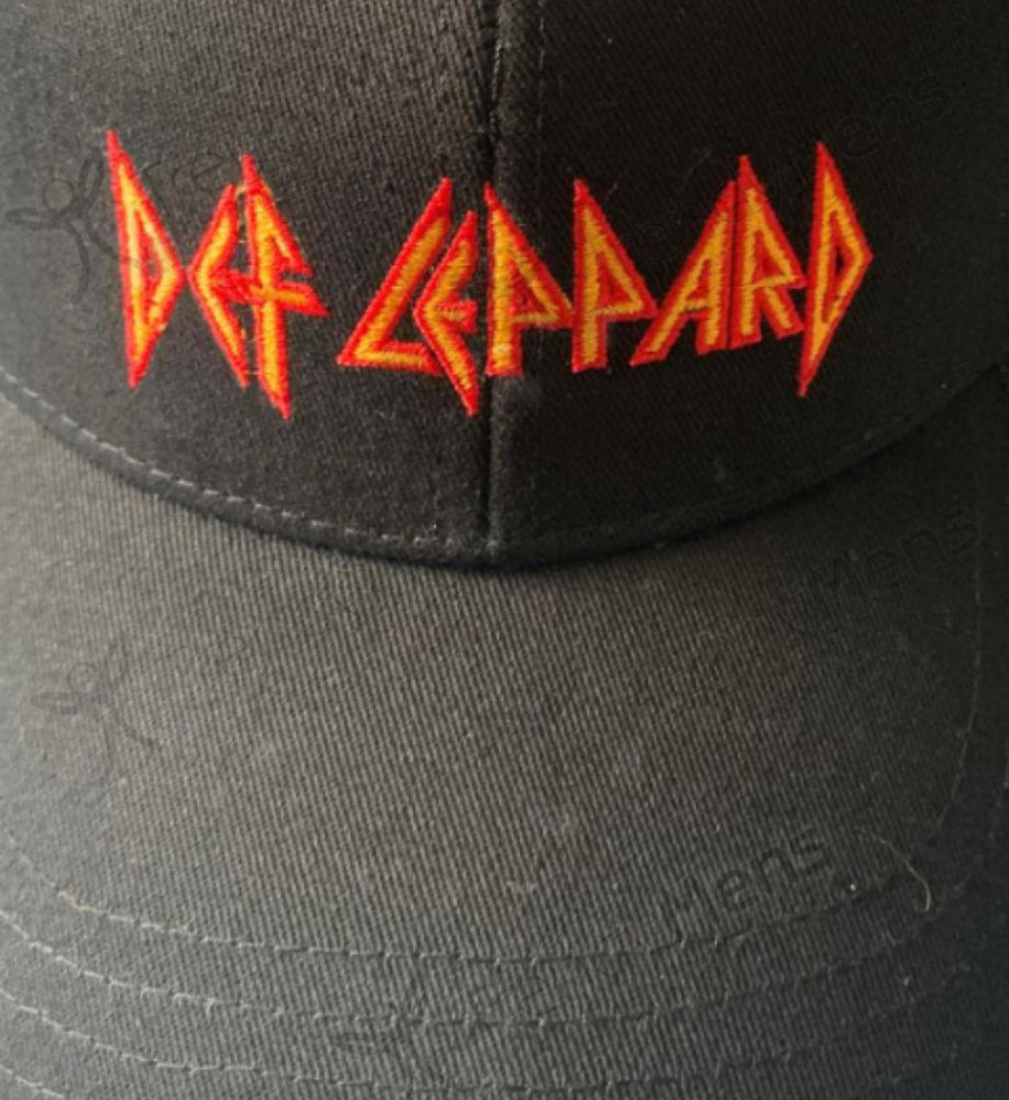 Buy Def Leppard Text Logo Baseball Cap Online