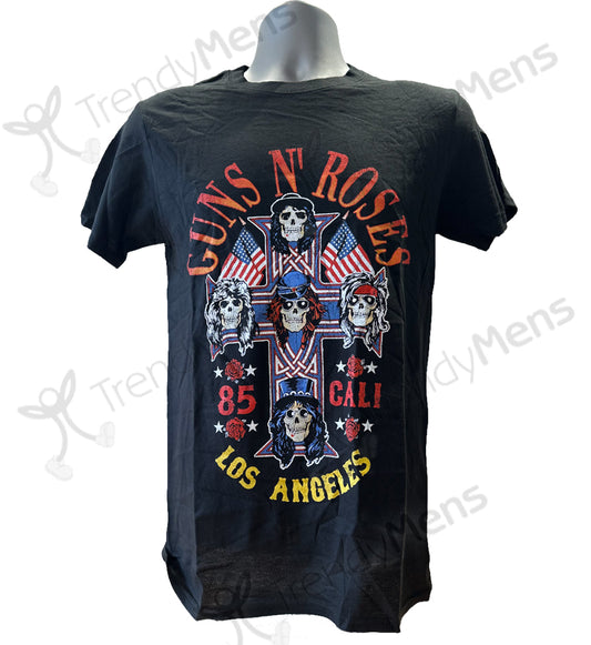 Guns N Roses - Cali' '85 Print Men's T-Shirt